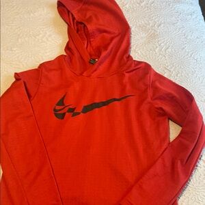 Nike Dri-FIT Red Hoodie